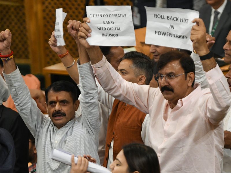 J&K Assembly erupts over power tariff, NHM employees' issues as NC and BJP trade slogans