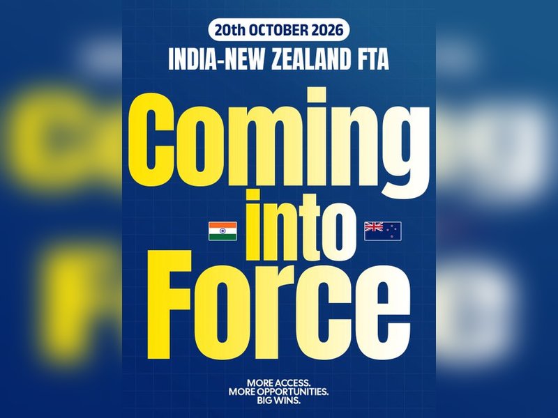 India-New Zealand FTA to come into force on Oct 20: Piyush Goyal