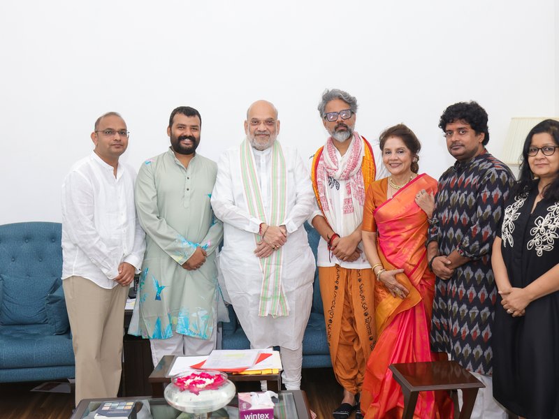Home Minister Amit Shah meets the cast of ‘Hanuman Ansh’, congratulated them on success 