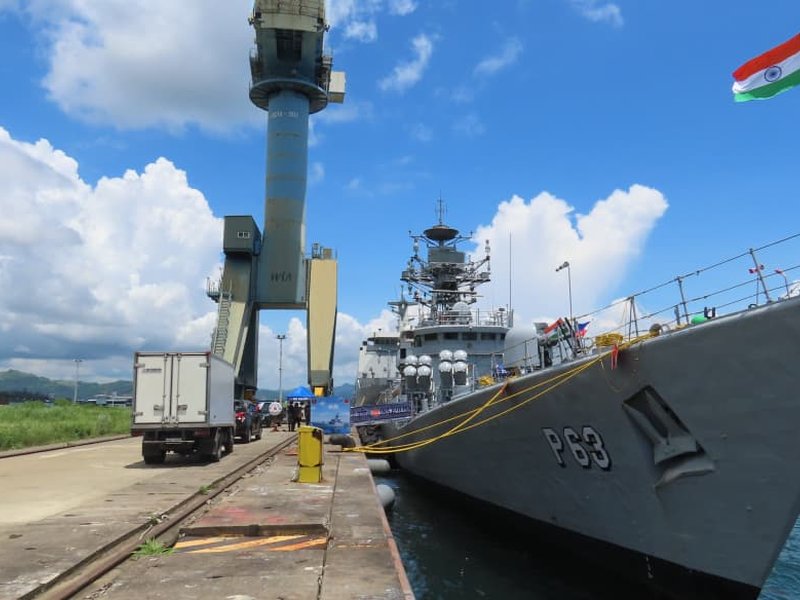 Indian Naval ships arrive in Philippines for ASEAN Defence Ministers' meet-plus maritime activity 