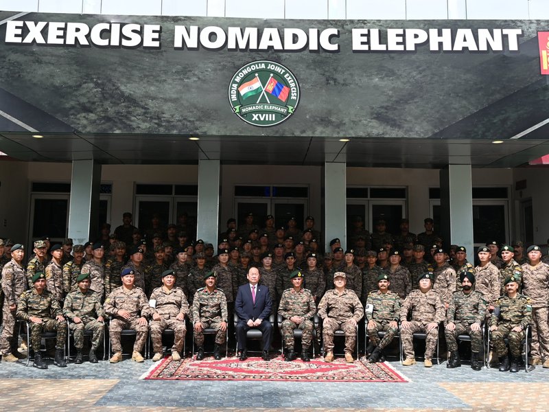 India and Mongolia set to enhance military interoperability during Exercise Nomadic Elephant