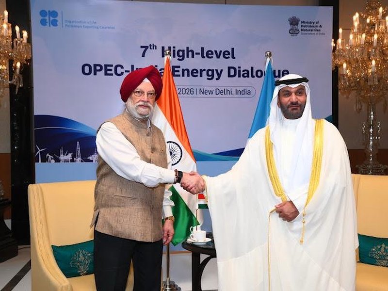 भारत और ओपेक ने ऊर्जा साझेदारी को और गहरा करने पर जताई सहमति, ऊर्जा सुरक्षा पर जोर