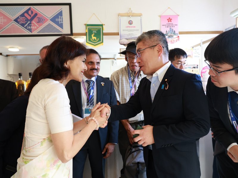 Indian envoy and Japanese minister watch friendship cricket match, agree to strengthen ties 