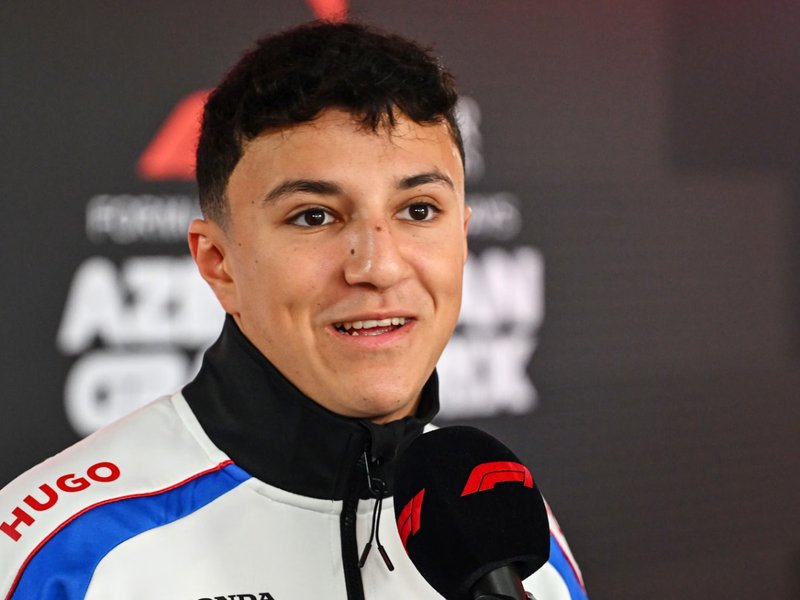 Isack Hadjar to return from wrist injury for Azerbaijan GP