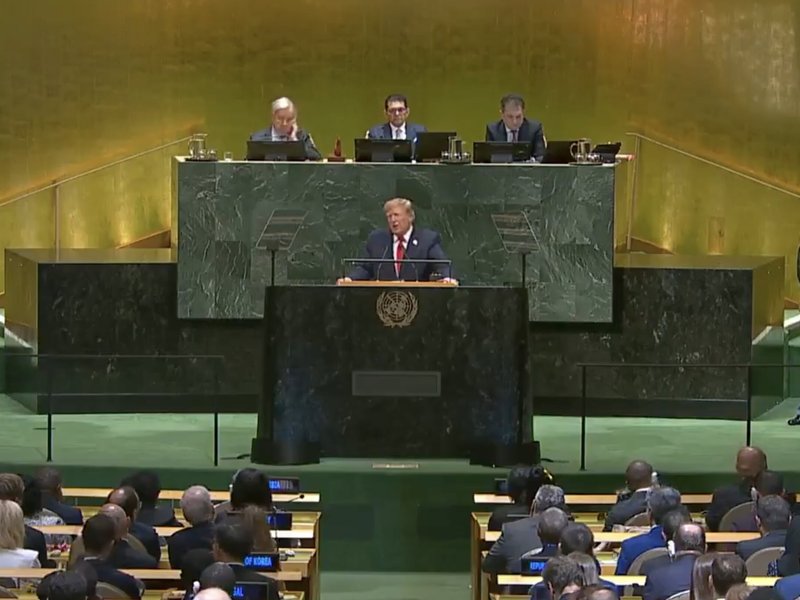  Trump criticises UN, multilateralism, declares 'there's no global government'