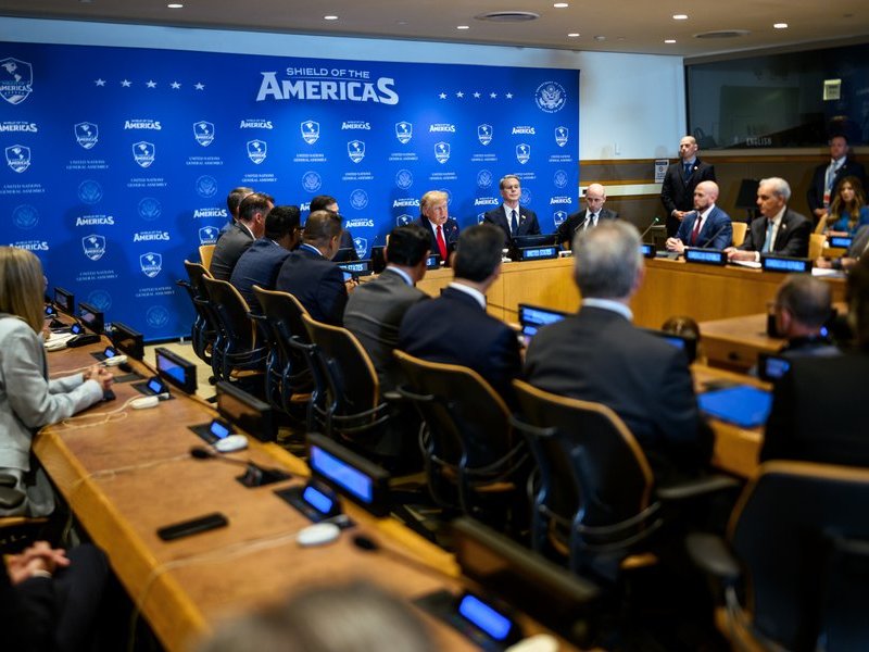 Trump asks Americas to crush drug cartels