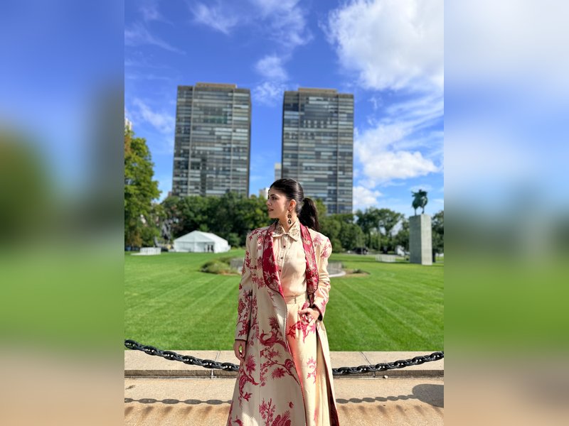 Sanjana Sanghi represents Indian youth at UNGA, calls for greater investment in education and healthcare