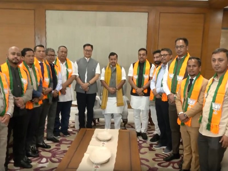 Eight UDP MLAs join BJP; party strength rises to 10 in Meghalaya Assembly