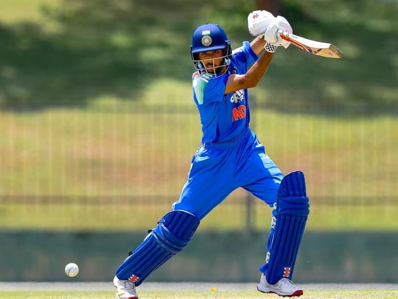 Lakshya Raichandani's unbeaten ton in the third and final Youth ODI powers India U-19 to 3-0 series win against Australia U-19 at the Niranjan Shah Stadium in Rajkot on Wednesday. Photo credit: BCCI Domestic/X