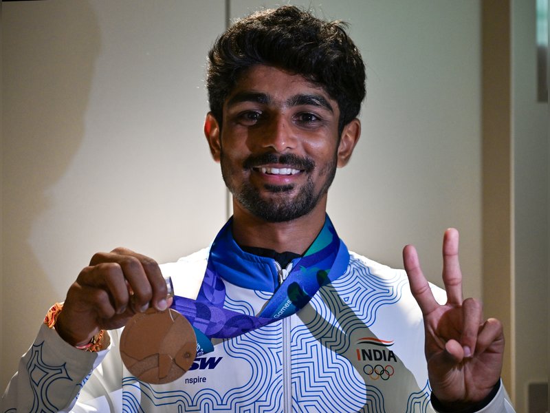 ‘My 22 years of hard work have been fulfilled,’ says Jay Meena’s coach after he wins a historic bronze in the Asian Games 2026 in Nagoya, Japan, on Wednesday. Photo credit: IANS