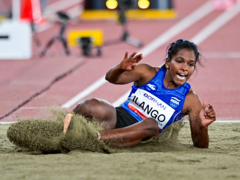 Asha Ilango misses women’s triple jump medal on countback, Niharika finishes 10th in opening competitions in athletics in the Asian Games 2026 in Aichi, Japan, on Thursday. Photo credit: IANS 