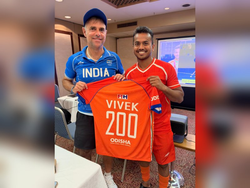 Vivek Sagar Prasad completes 200 international appearances for India