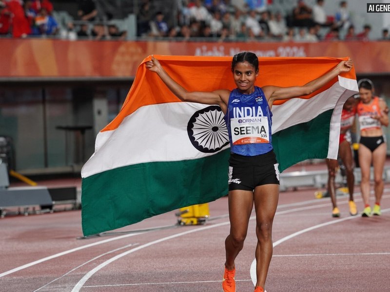 एशियन गेम्स: भारत का 16 साल लंबा इंतजार खत्म, सीमा कुमारी ने महिलाओं की 10,000 मीटर दौड़ में जीता 'ब्रॉन्ज'