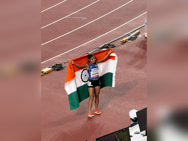 PM Modi congratulates Seema Kumari for winning historic bronze in 10,000m in the Aichi-Nagoya Asian Games 2026 in Nagoya on Thursday. Photo credit: IANS