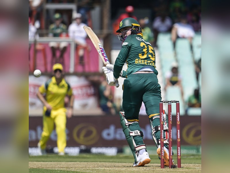 Matthew Breetzke bowlers give South Africa a winning start against Australia in the ODI series by winning the first match in Durban on Thursday. Photo credit: ProteasMenCSA/X