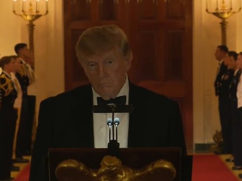 Trump, Xi toast ties at White House state dinner