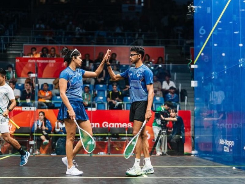 Asian Games: Joshana-Velavan enter squash mixed doubles SF, secure medal 