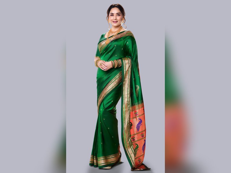 Madhuri Dixit on donning Paithani saree for ‘Kon Honar Crorepati’ premiere: ‘It carries centuries of history and heritage’