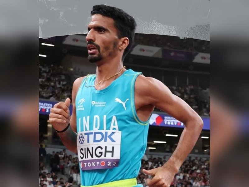 Gulveer Singh strikes silver, becomes first Indian to win two medals in 10,000m in Asian Games with victory in 2026 edition in Nagoya on Friday. Photo credit: IANS