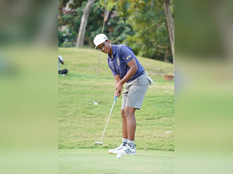 Shashank Sachin Gadre clinches playoff thriller to sweep Category A & combined honours in the 26th NCR Cup Junior & Amateur Golf Tournament in Noida. Photo credit: Delhi Golf Society