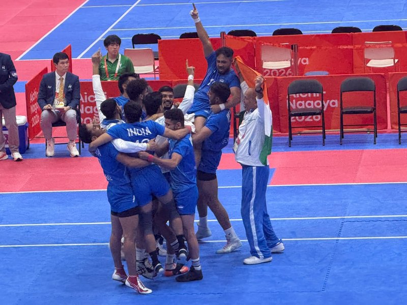 Asian Games: India clinch record-extending ninth gold in men's Kabaddi after Iran win (Credit: IANS)