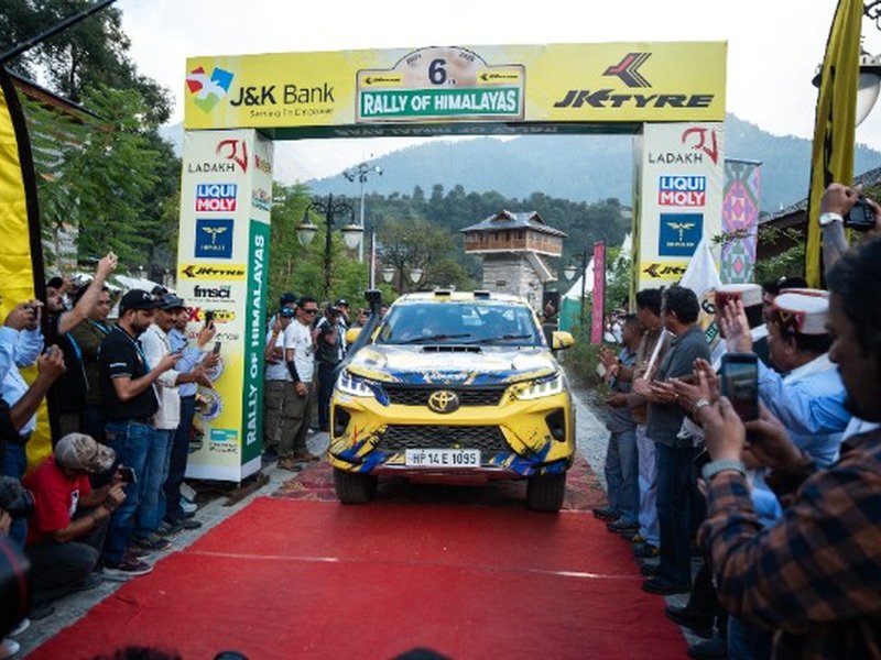 Rally of Himalayas 2026 flags off for historic Zanskar debut in Manali on Saturday. Photo credit: Rally of Himalayas
