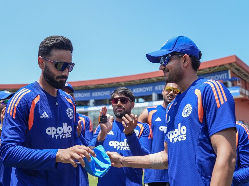 1st ODI: No Siraj, Dhir handed debut cap as India opt to bowl against West Indies