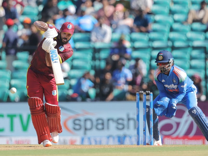 1st ODI: 295 a pretty decent total, maybe 15-20 runs short, says WI opener Campbell (Credit: KCA)
