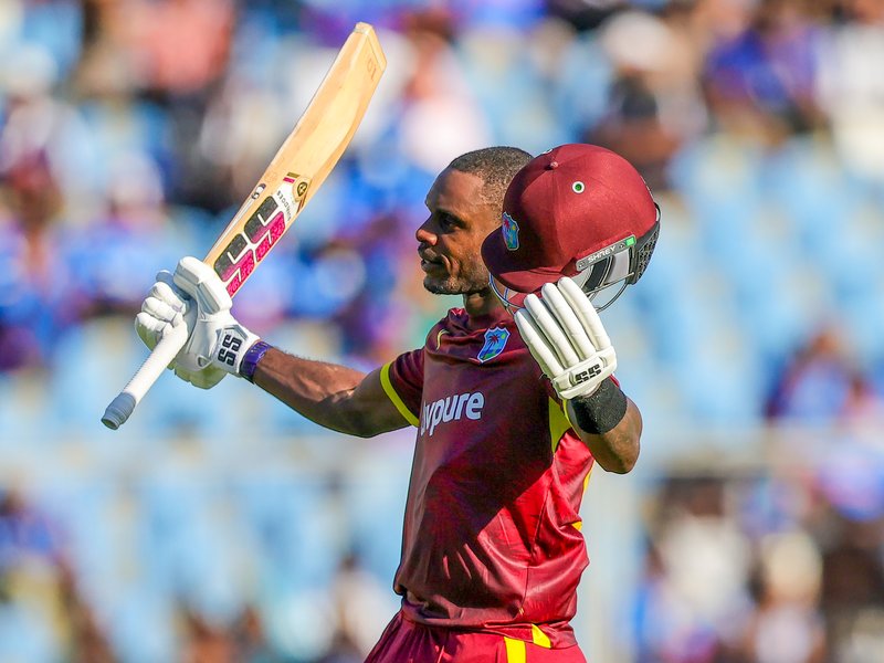 1st ODI: Greaves century, Campbell and Jangoo fifties take WI to 295/7, Kuldeep picks four-for