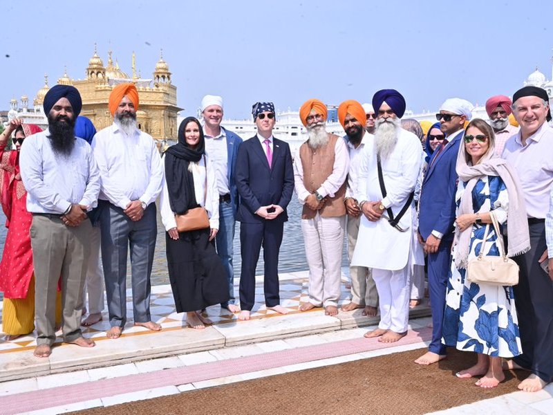 Sergio Gor Visits Golden Temple