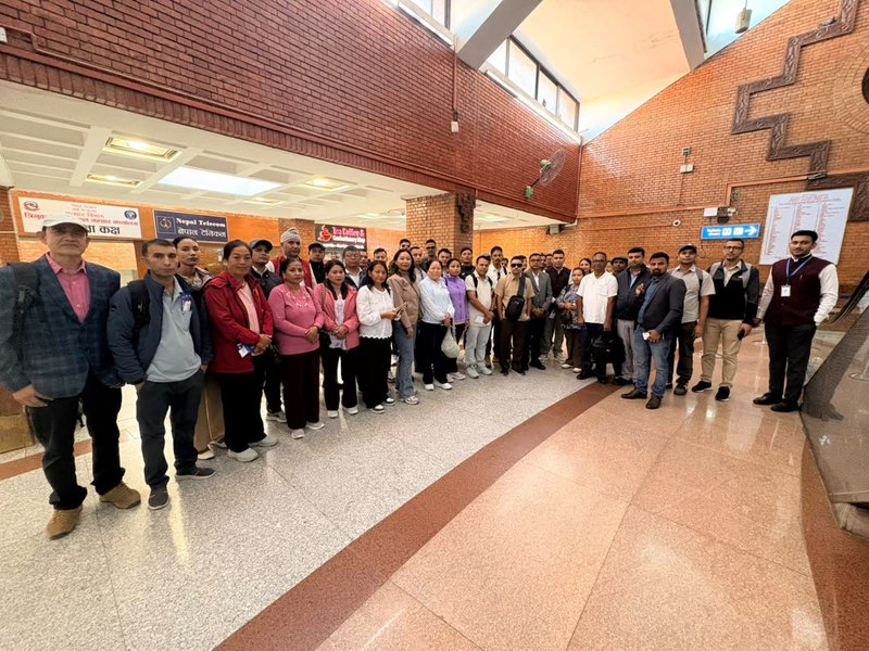50 Nepali officials leave for India for natural farming training 