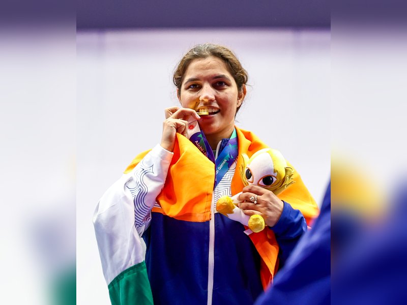 Prime Minister Narendra Modi hails Neeru, women’s trap team on gold-silver wins in shooting competitions at the Asian Games 2026 on Tuesday. Photo credit: IANS