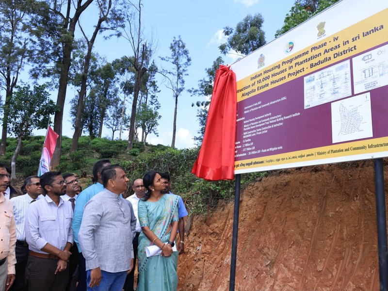 Foundation stone laid for 51 houses in Sri Lanka's Badulla under Indian Housing Project