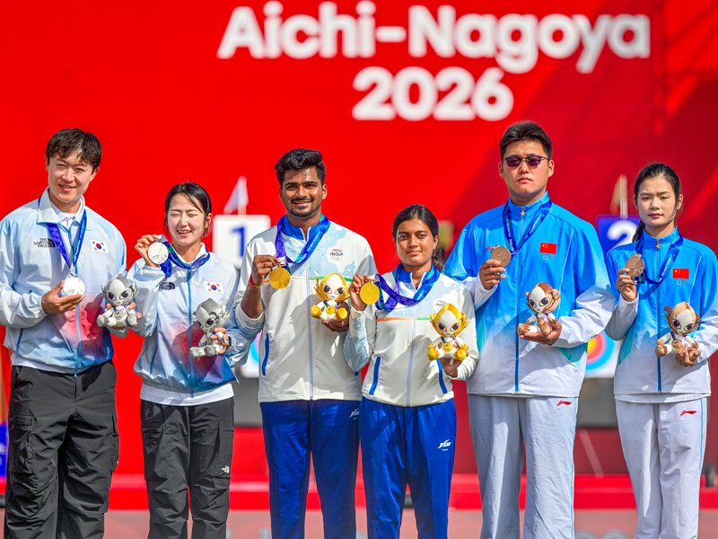 Asian Games: India sweep all three compound archery team golds in dominant display (Roundup)