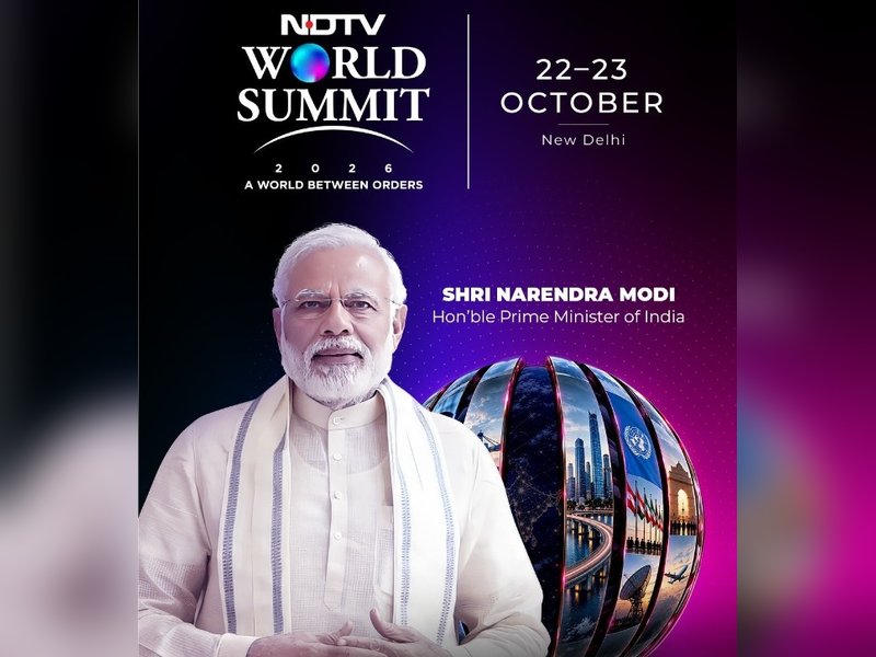 NDTV World Summit to convene global dialogue for 'A World Between Orders' on Oct 22-23, PM Modi to participate