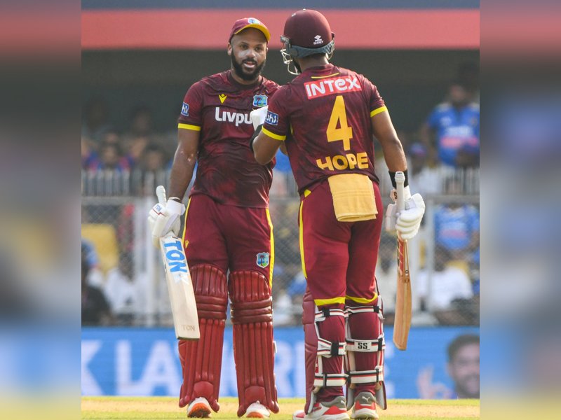 2nd ODI: Jangoo, Hope, Campbell centuries carry West Indies to 405/7, their highest ODI score