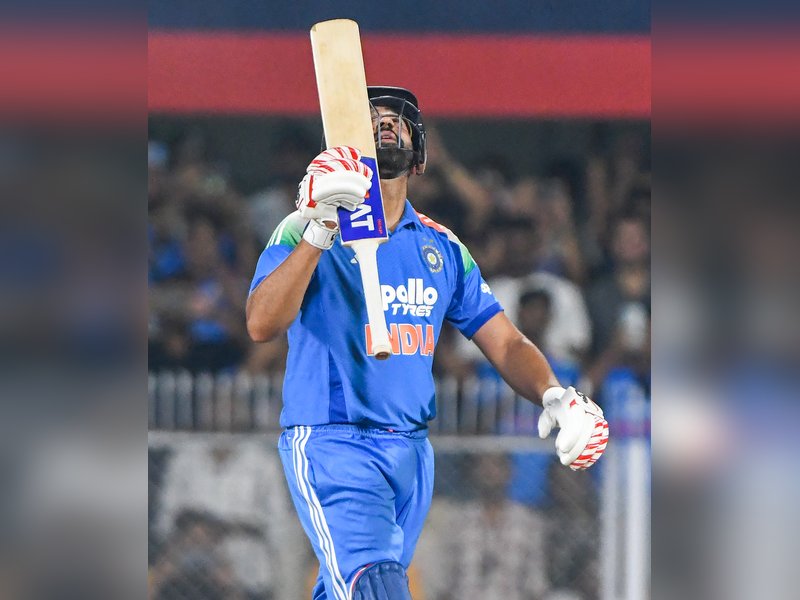 Manifesting to feature in 2027 ODI WC by staying in present and keeping fit, says Rohit Sharma about his long-term ambition to feature ICC Men's Cricket World Cup 2027. Photo credit: IANS