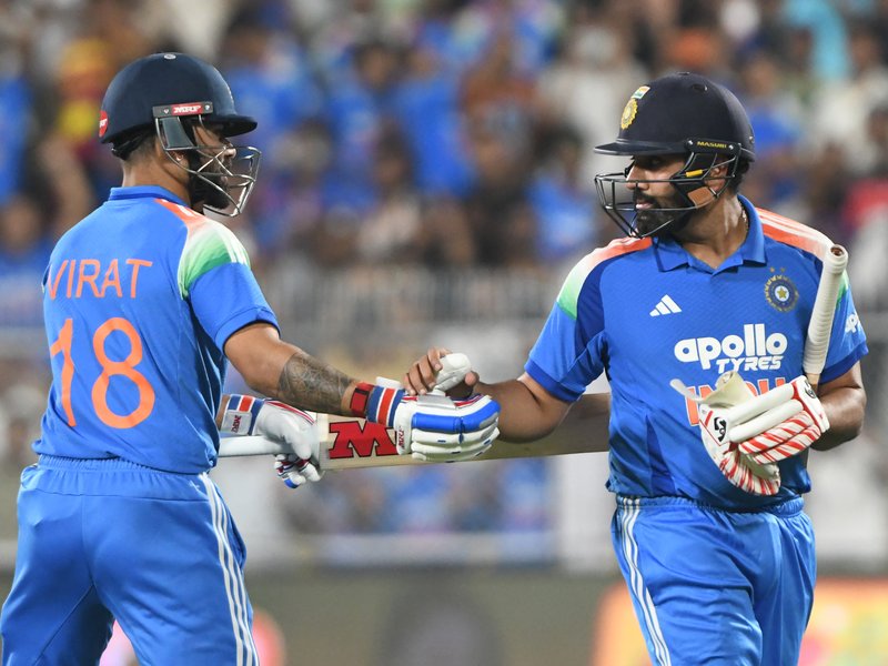 Shubman Gill’s unbeaten 223, Rohit Sharma’s century sets up India’s record chase in run-fest in the second ODI against the West Indies at the ACA Stadium in Guwahati on Wednesday. Photo credit: IANS