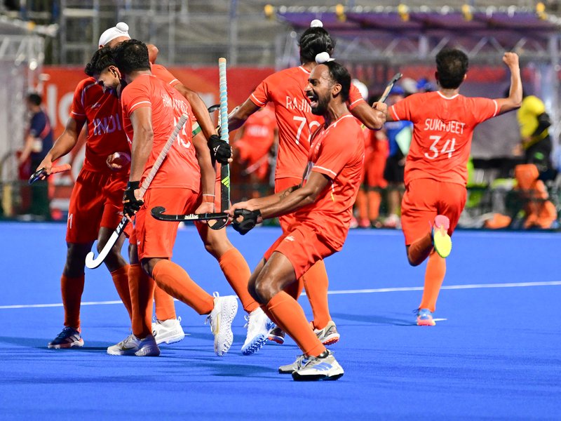 ‘Belief in our structure helped us get over the line,' says Mandeep Singh after India win thriller against Pakistan in hockey competition in the Asian Games 2026 in Kakamigahara in Japan on Thursday. Photo credit: Hockey India