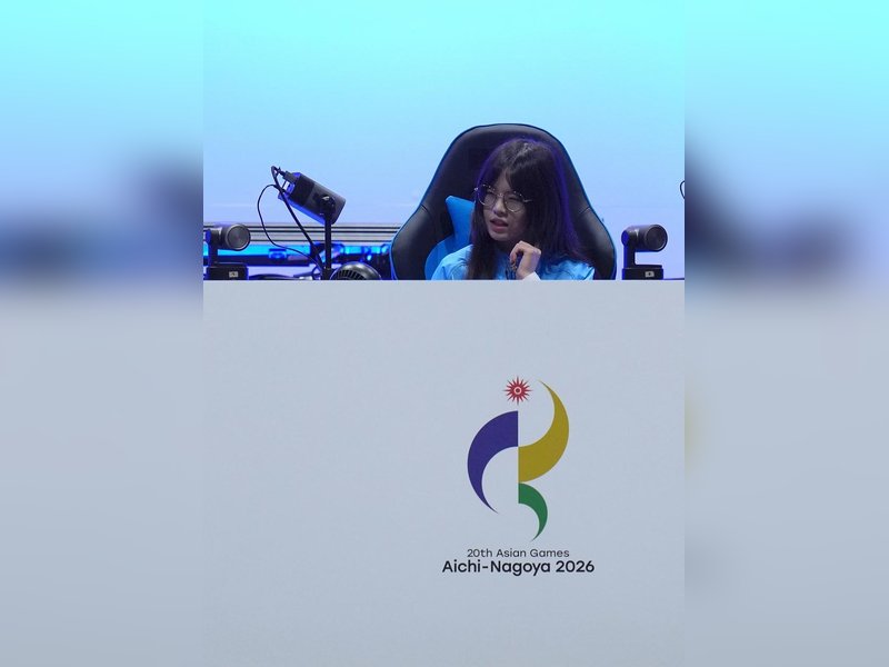 Mu Xinyue becomes first female Asian Games esports gold medallist in the Asian Games 2026 in Nagoya, Japan, on Wednesday. Photo credit: Xinhua