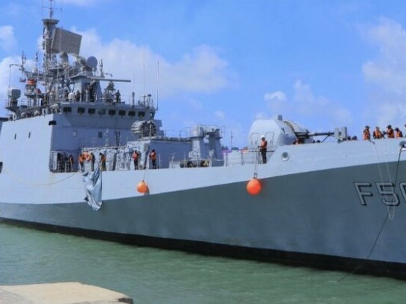 Deck reception onboard INS Tarkash in Mombasa underscores strong India-Kenya bond
