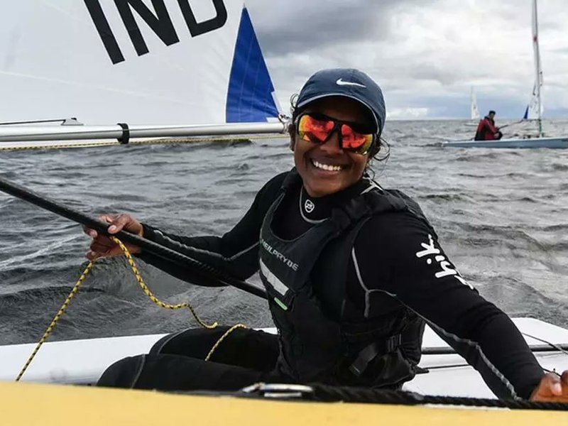 Asian Games: Nethra Kumanan wins bronze in women’s dinghy sailing; canoe slalom campaign ends without a medal (Credit: SAI Media)
