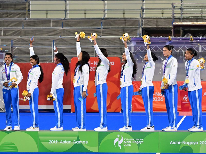 President Droupadi Murmu hails women’s hockey team’s ‘magnificent gold medal triumph’ in the Asian Games 2026 in Nagoya, Japan, on Friday. Photo credit: IANS 