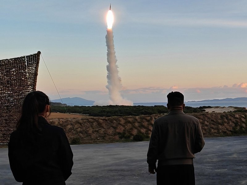 pyong yang launched ballistic Projectiles