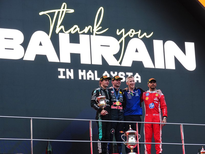 Verstappen wins maiden 2026 race in chaotic Bahrain GP in Malaysia as Russell retires