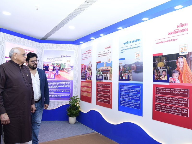 Panels, films and programmes: Gujarat exhibition highlights PM Modi’s 25 years in public service