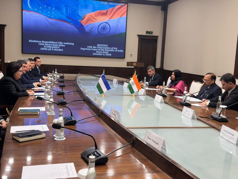 India, Uzbekistan discuss judicial cooperation, AI and digital technologies