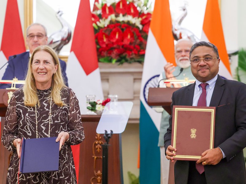 India, Switzerland double down on trade, infra, and innovation ties