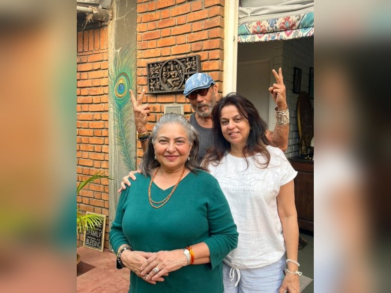 Devdas co-stars Jackie Shroff and Smita Jaykar reunite at former’s farmhouse, spend a day amidst rabbits and iguanas 