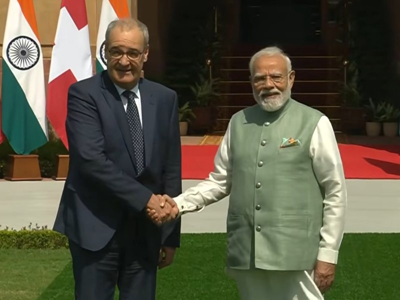 PM Modi, Swiss President Guy Parmelin hold talks at Hyderabad House